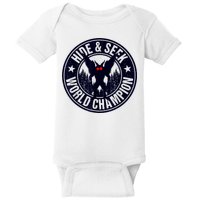 Mothman Hide And Seek World Champion Cool Mothman Silhouette Baby Bodysuit