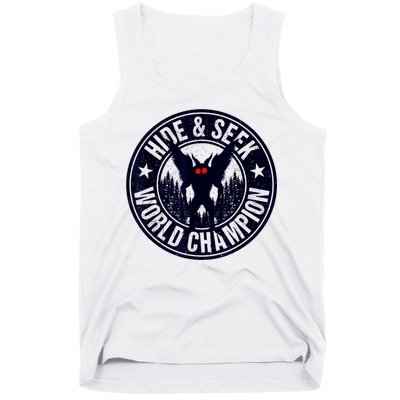 Mothman Hide And Seek World Champion Cool Mothman Silhouette Tank Top