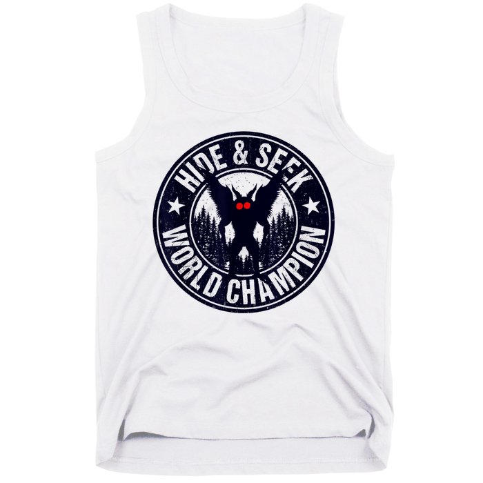 Mothman Hide And Seek World Champion Cool Mothman Silhouette Tank Top