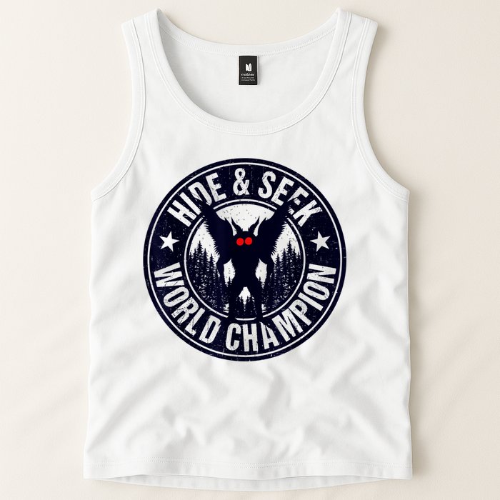 Mothman Hide And Seek World Champion Cool Mothman Silhouette Tank Top