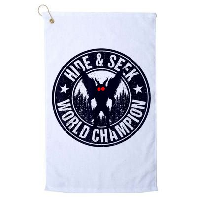 Mothman Hide And Seek World Champion Cool Mothman Silhouette Golf Towel