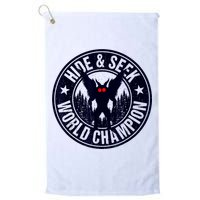 Mothman Hide And Seek World Champion Cool Mothman Silhouette Golf Towel