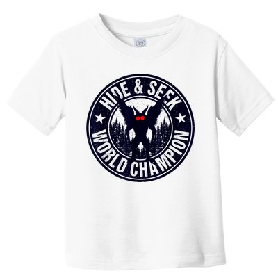 Mothman Hide And Seek World Champion Cool Mothman Silhouette Toddler T-Shirt
