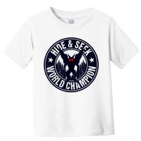 Mothman Hide And Seek World Champion Cool Mothman Silhouette Toddler T-Shirt