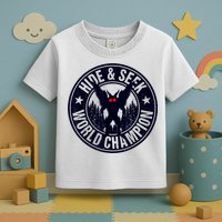 Mothman Hide And Seek World Champion Cool Mothman Silhouette Toddler T-Shirt