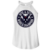 Mothman Hide And Seek World Champion Cool Mothman Silhouette Women's Perfect Tri Rocker Tank