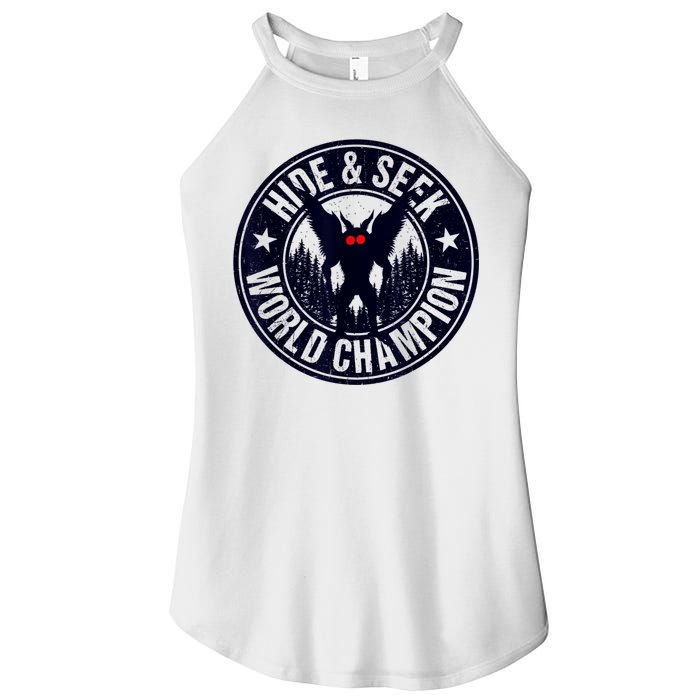 Mothman Hide And Seek World Champion Cool Mothman Silhouette Women's Perfect Tri Rocker Tank