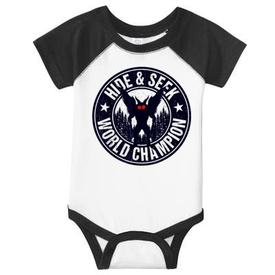 Mothman Hide And Seek World Champion Cool Mothman Silhouette Infant Baby Jersey Bodysuit