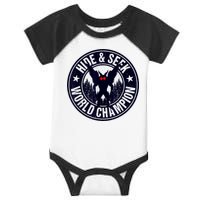 Mothman Hide And Seek World Champion Cool Mothman Silhouette Infant Baby Jersey Bodysuit