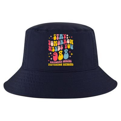 Mental Health Awareness Stay Tomorrow Needs You 988 Cool Comfort Performance Bucket Hat