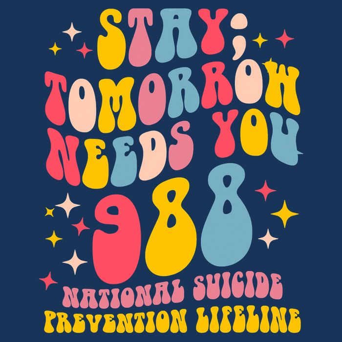 Mental Health Awareness Stay Tomorrow Needs You 988 Bucket Hat