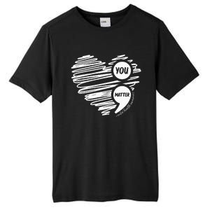 Mental Health Awareness Heart Wear Green For Mental Health Tall Fusion ChromaSoft Performance T-Shirt