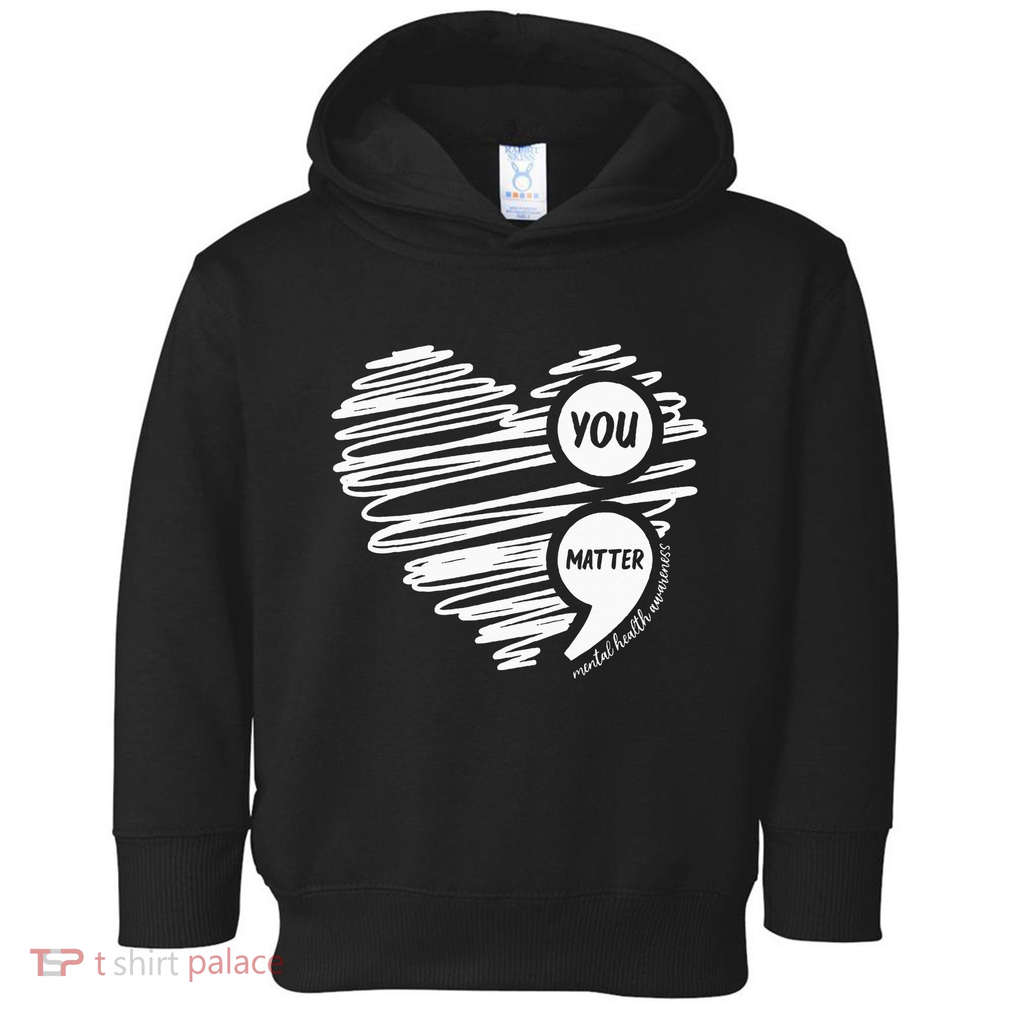 Mental Health Awareness Heart Wear Green For Mental Health Toddler Hoodie