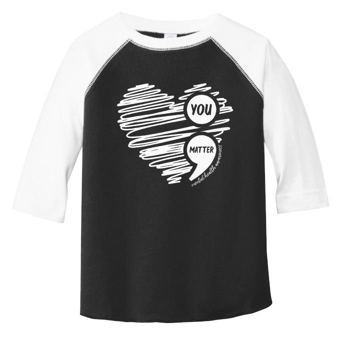 Mental Health Awareness Heart Wear Green For Mental Health Toddler Fine Jersey T-Shirt