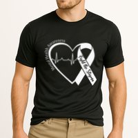 Mental Health Awareness Heart Fight The Stigma Green Ribbon Cooling Performance Crew T-Shirt