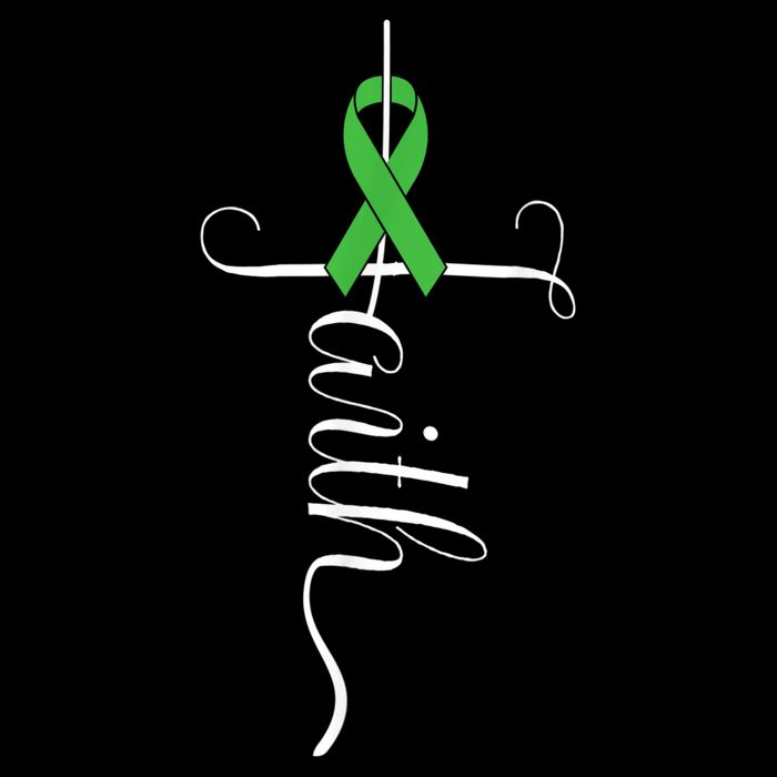 MEntal Health Awareness Green Ribbon Cooling Performance Crew T-Shirt
