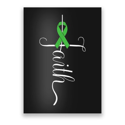 MEntal Health Awareness Green Ribbon Poster