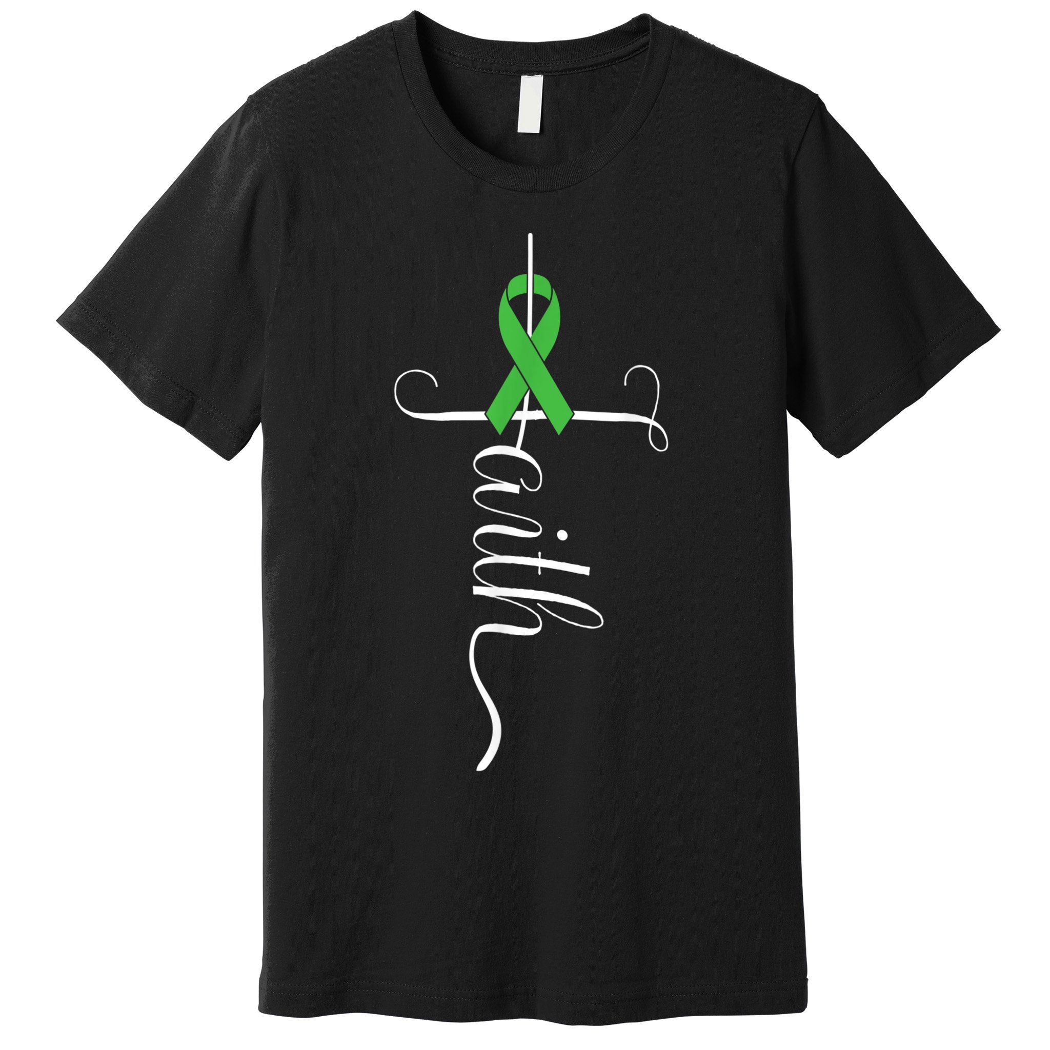 MEntal Health Awareness Green Ribbon Premium T-Shirt