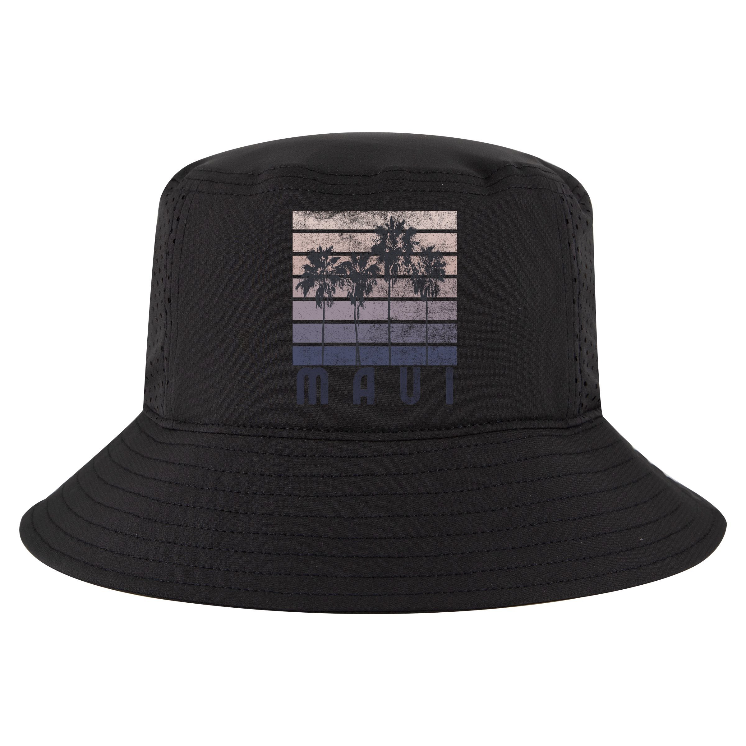 Maui Hawaii Beach Summer Vacation Vintage Gift Cool Comfort Performance Bucket Hat