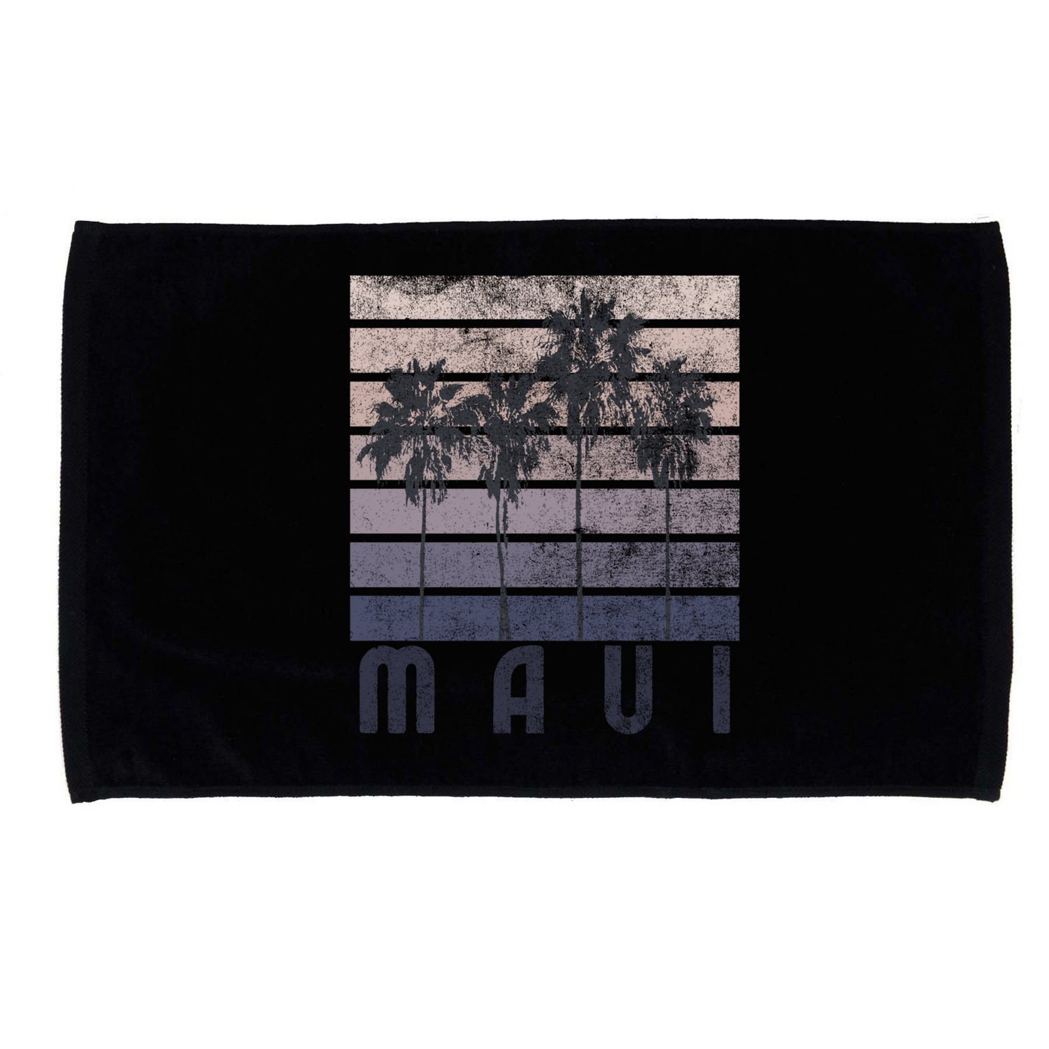 Maui Hawaii Beach Summer Vacation Vintage Gift Microfiber Hand Towel