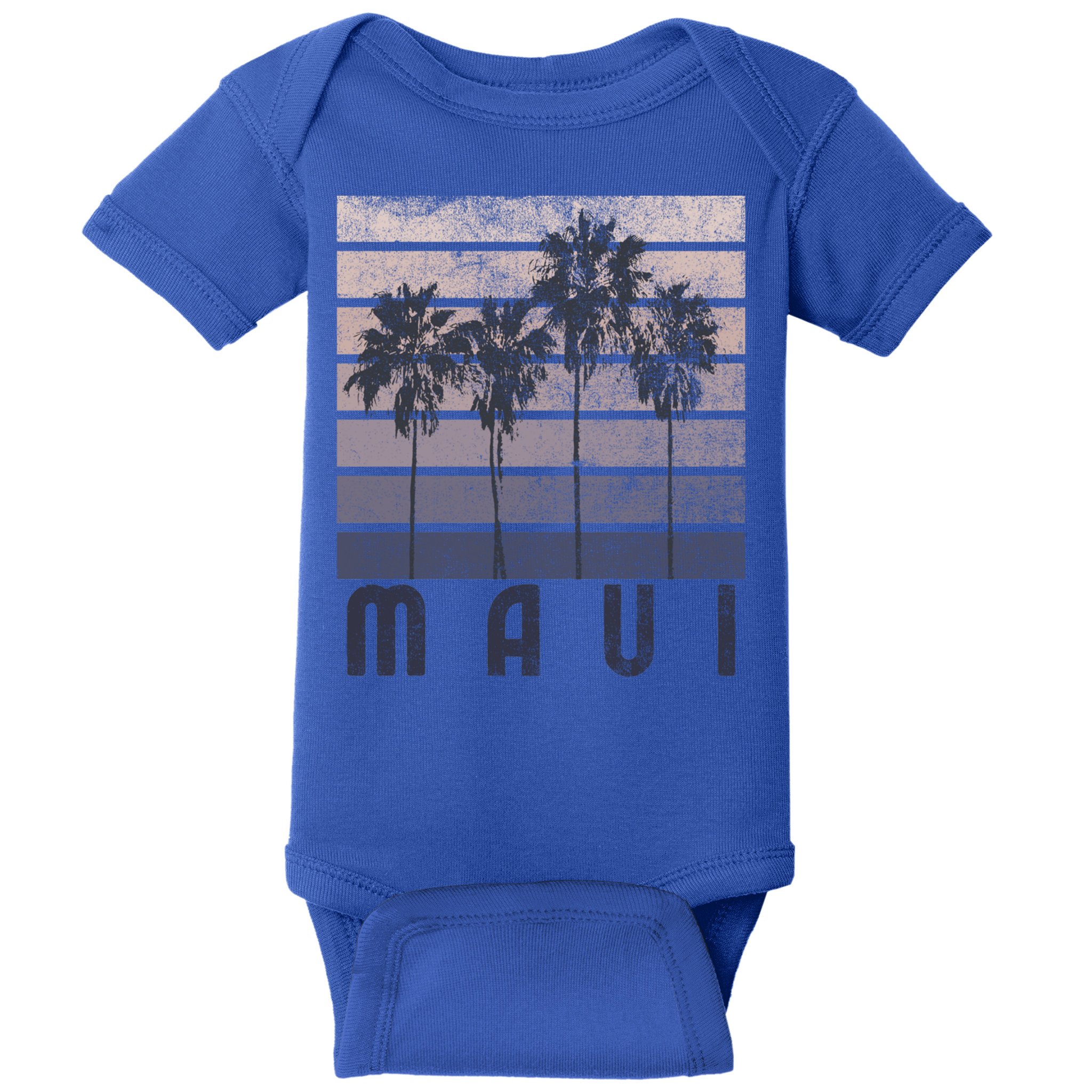 Maui Hawaii Beach Summer Vacation Vintage Gift Baby Bodysuit