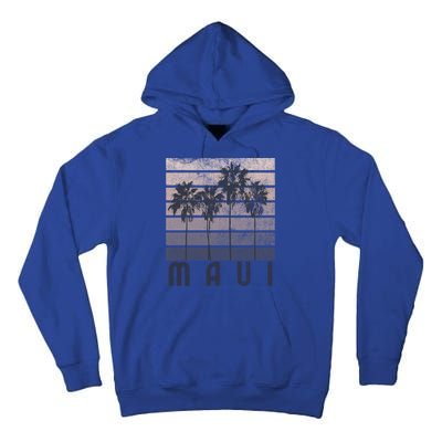 Maui Hawaii Beach Summer Vacation Vintage Gift Tall Hoodie