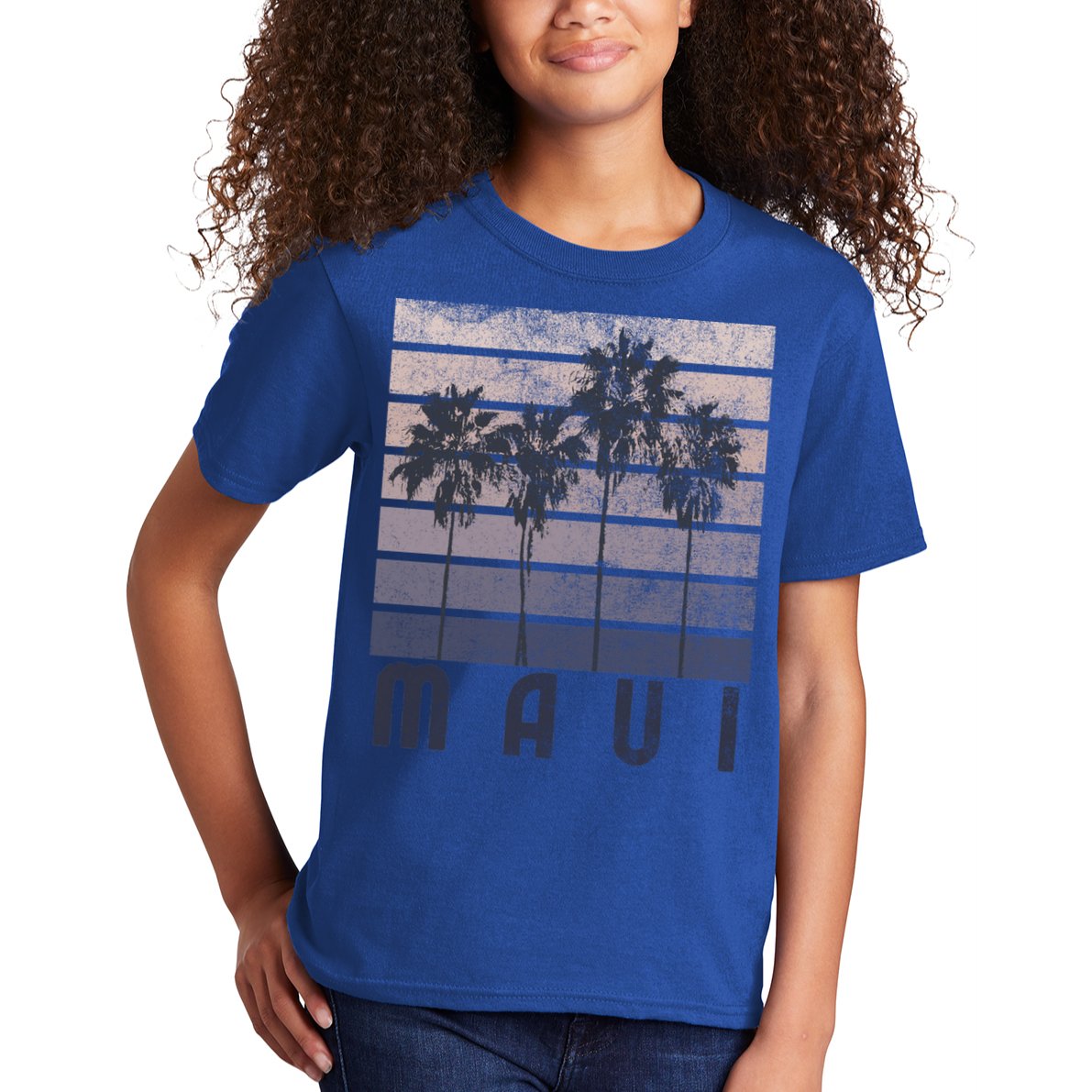 Maui Hawaii Beach Summer Vacation Vintage Gift Kids T-Shirt