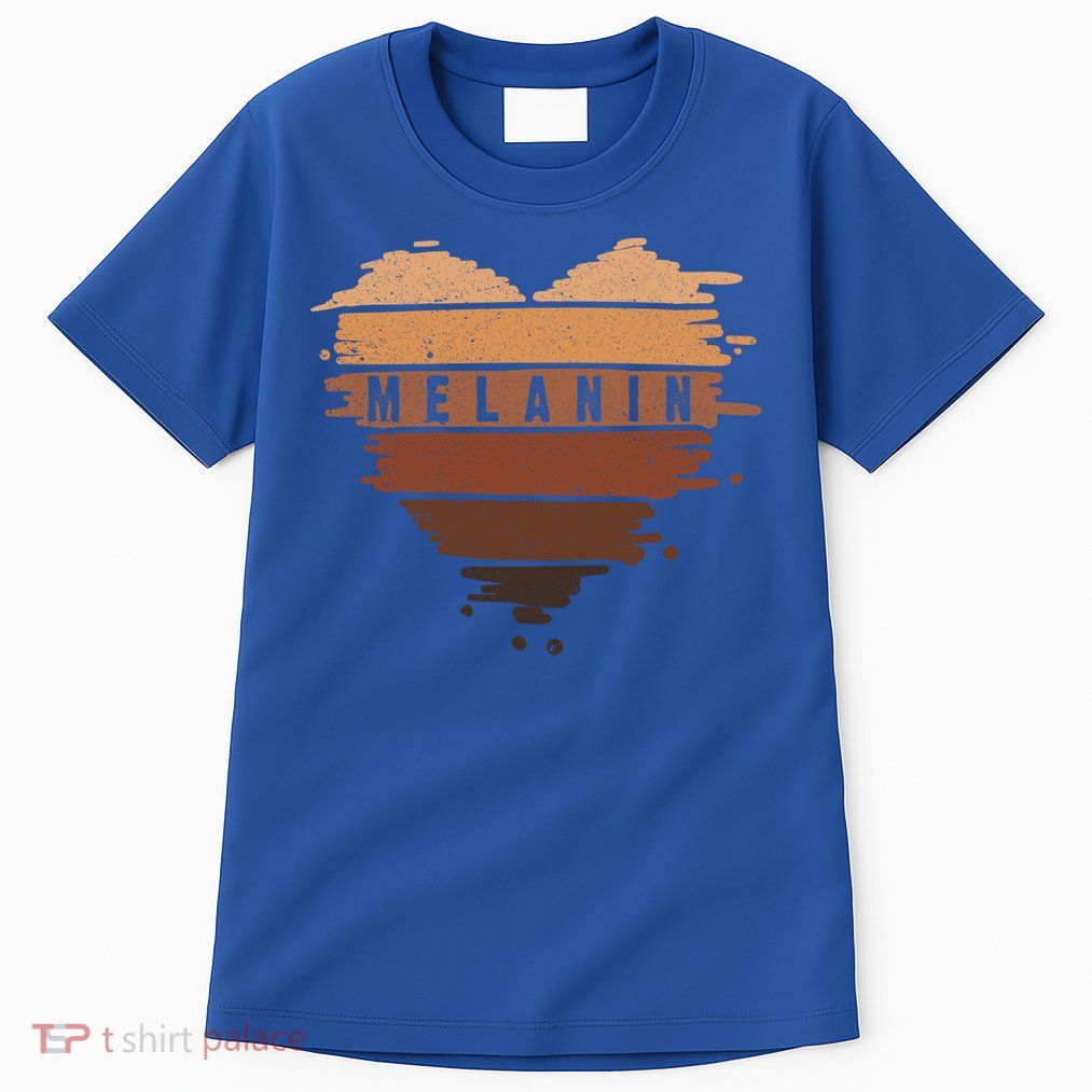 Melanin Heart Black Is Beautiful Great Gift Tall T-Shirt