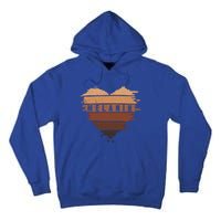 Melanin Heart Black Is Beautiful Great Gift Tall Hoodie