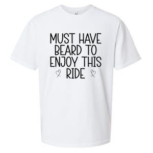 Must Have Beard To Enjoy This Ride Sueded Cloud Jersey T-Shirt