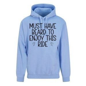 Must Have Beard To Enjoy This Ride Unisex Surf Hoodie