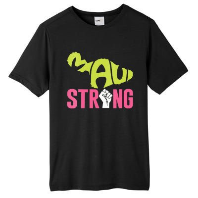 Maui Hawaii Beach Strong VNeck Tall Fusion ChromaSoft Performance T-Shirt