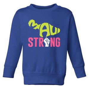 Maui Hawaii Beach Strong VNeck Toddler Sweatshirt