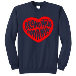 Mom Heart Brand New Mama Sweatshirt