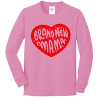 Mom Heart Brand New Mama Kids Long Sleeve Shirt