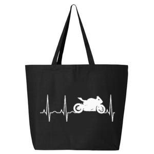 Motorcycle Heartbeat Best Sport Bike Gift 25L Jumbo Tote