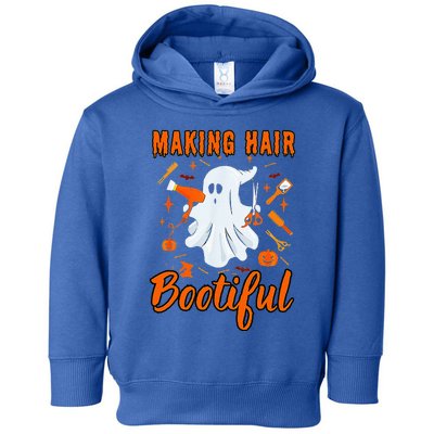 Making Hair Bootiful Funny Scary Ghost Hairdresser Halloween Toddler Hoodie