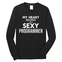 My Heart Belongs To A Sexy Programmer Long Sleeve Shirt