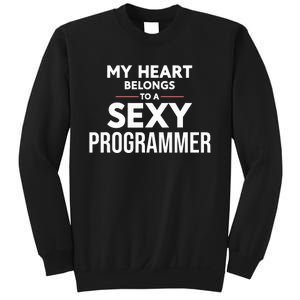 My Heart Belongs To A Sexy Programmer Sweatshirt