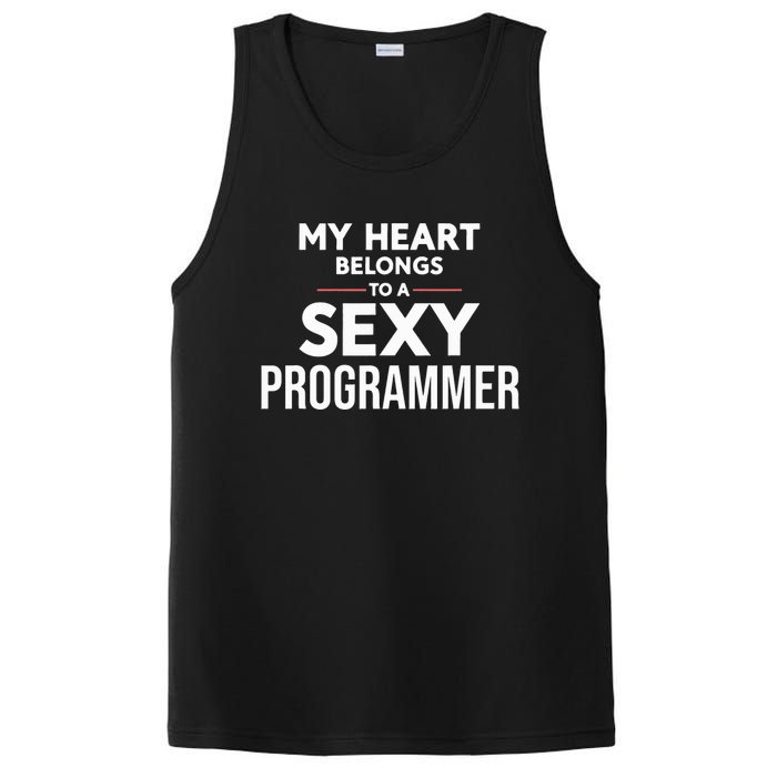 My Heart Belongs To A Sexy Programmer PosiCharge Competitor Tank