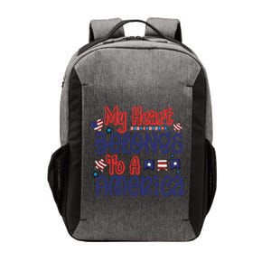 My Heart Belongs To A America Vector Backpack