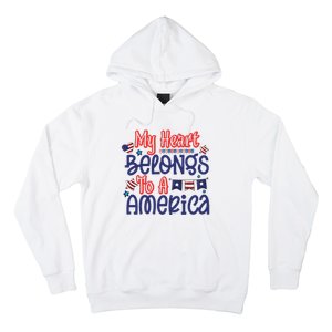 My Heart Belongs To A America Hoodie