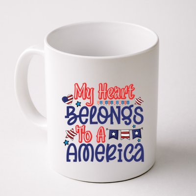 My Heart Belongs To A America Mug