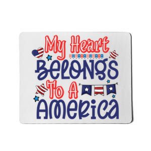 My Heart Belongs To A America Mousepad