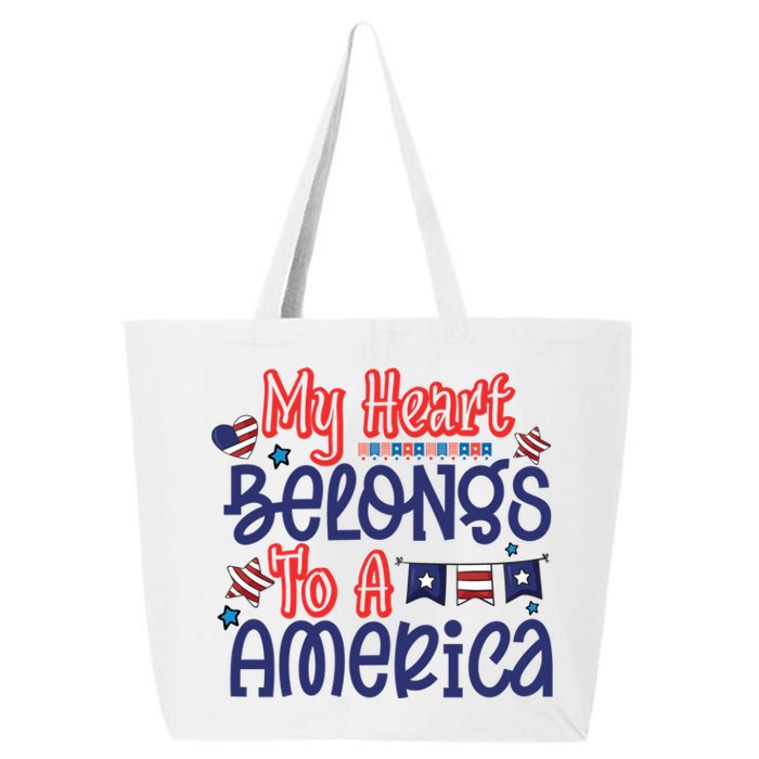 My Heart Belongs To A America 25L Jumbo Tote