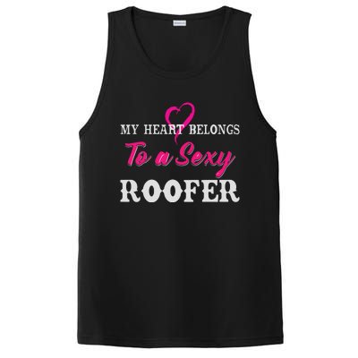 My Heart Belongs To A Sexy Roofer Wife Roofing PosiCharge Competitor Tank