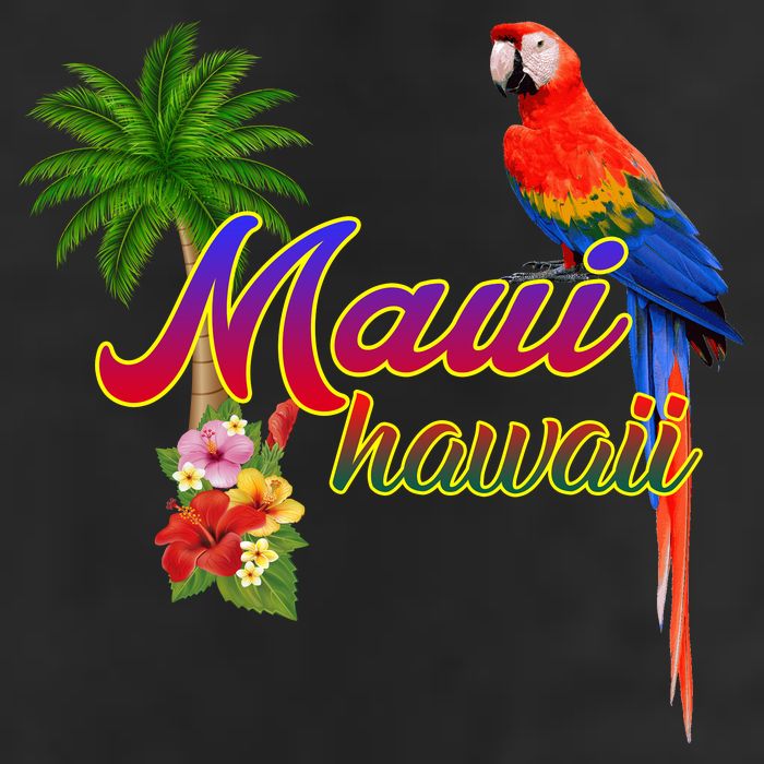 Maui Hawaii Beach Aloha Great Gift 7 Panel Mesh Trucker Snapback Hat