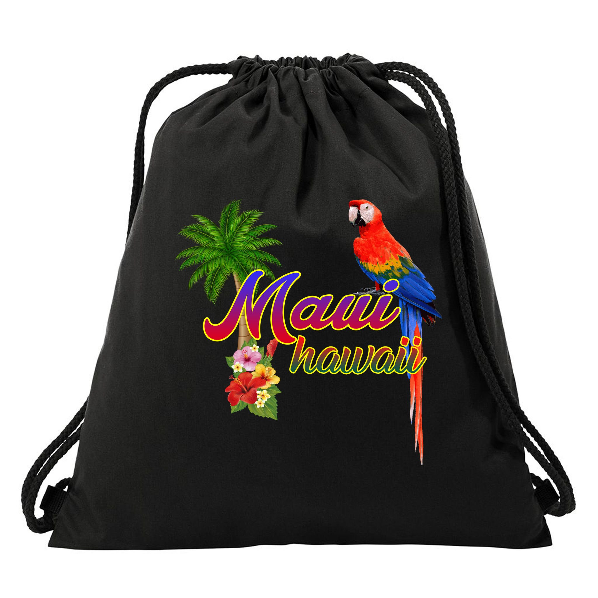 Maui Hawaii Beach Aloha Great Gift Drawstring Bag