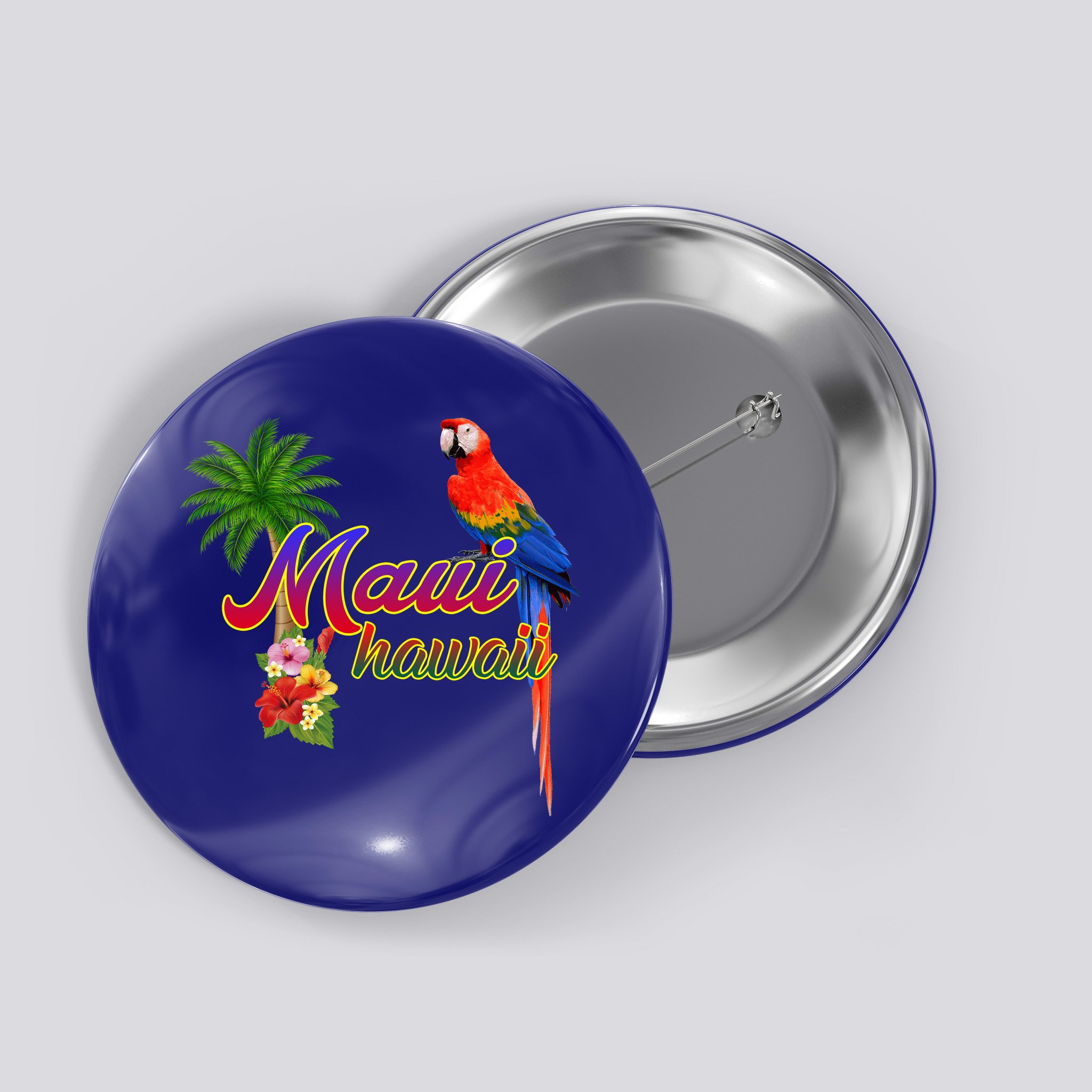 Maui Hawaii Beach Aloha Great Gift Button