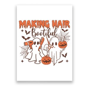 Making Hair Bootiful Funny Scary Ghost Hairdresser Halloween Poster